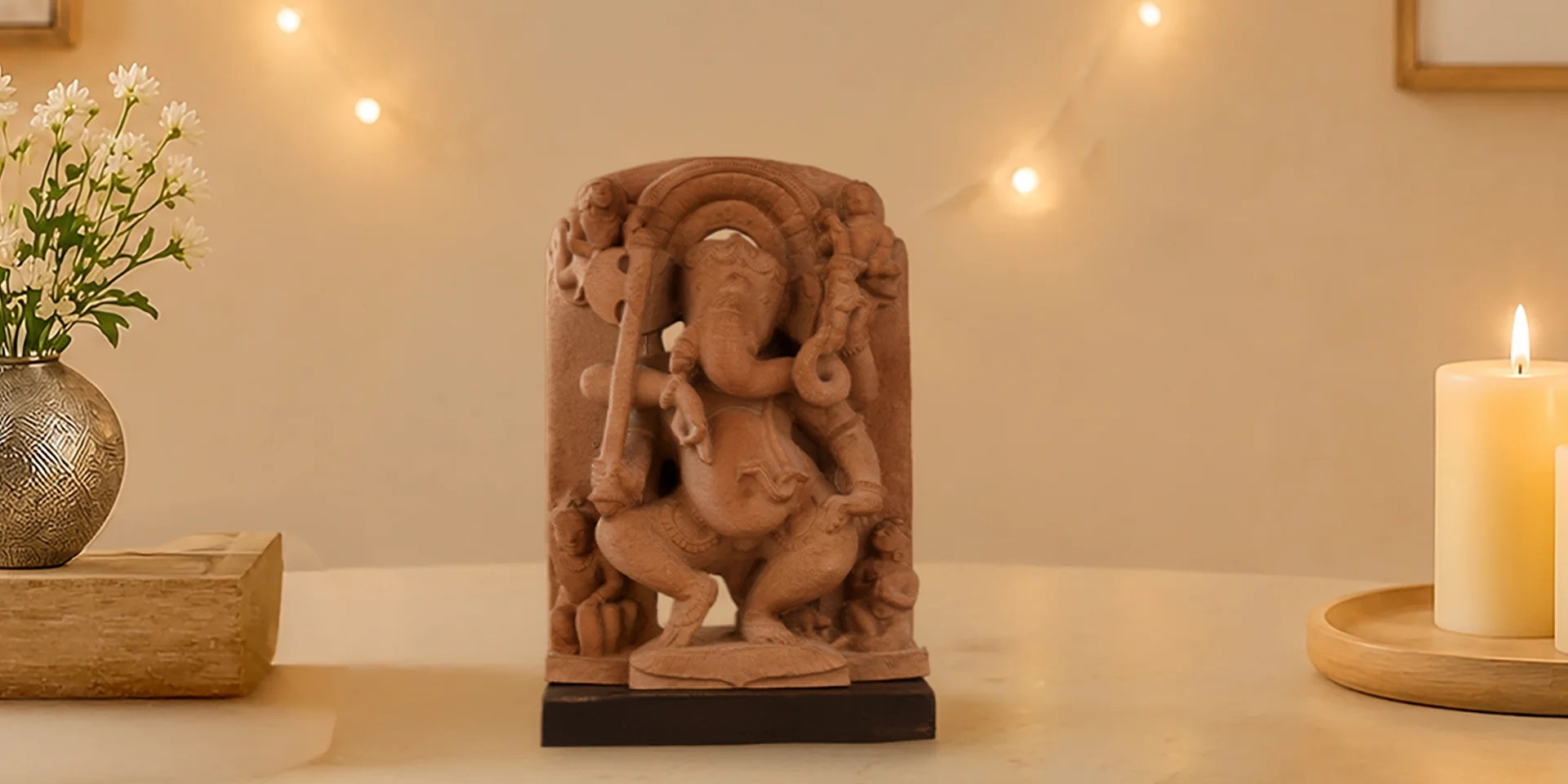 Lord Ganesha idol and Ganesha idol for festival decor