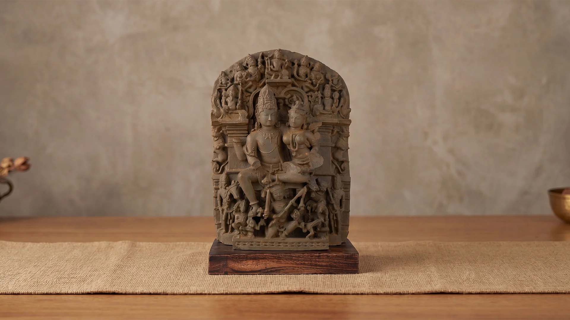 Traditional Goddess Durga sculpture for Navratri devotional home decor